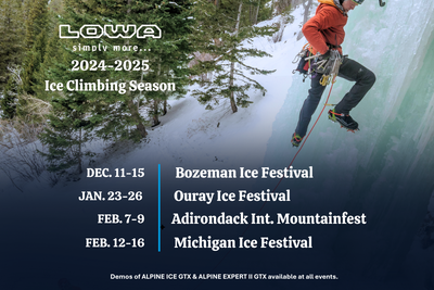 LOWA's 2024-2025 Ice Climbing Season